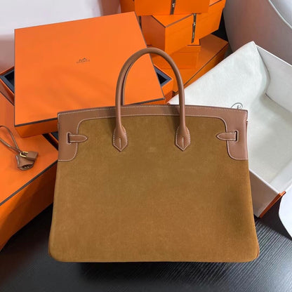 Birkin Suede Bag