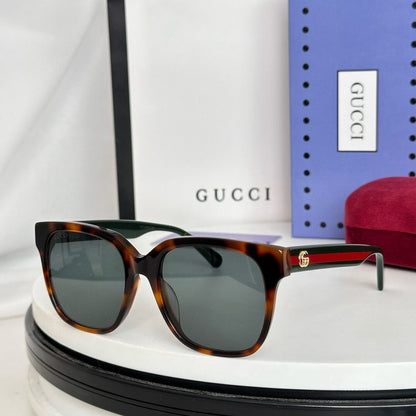 Classic GG Square Sunglasses with Signature Stripe Detail