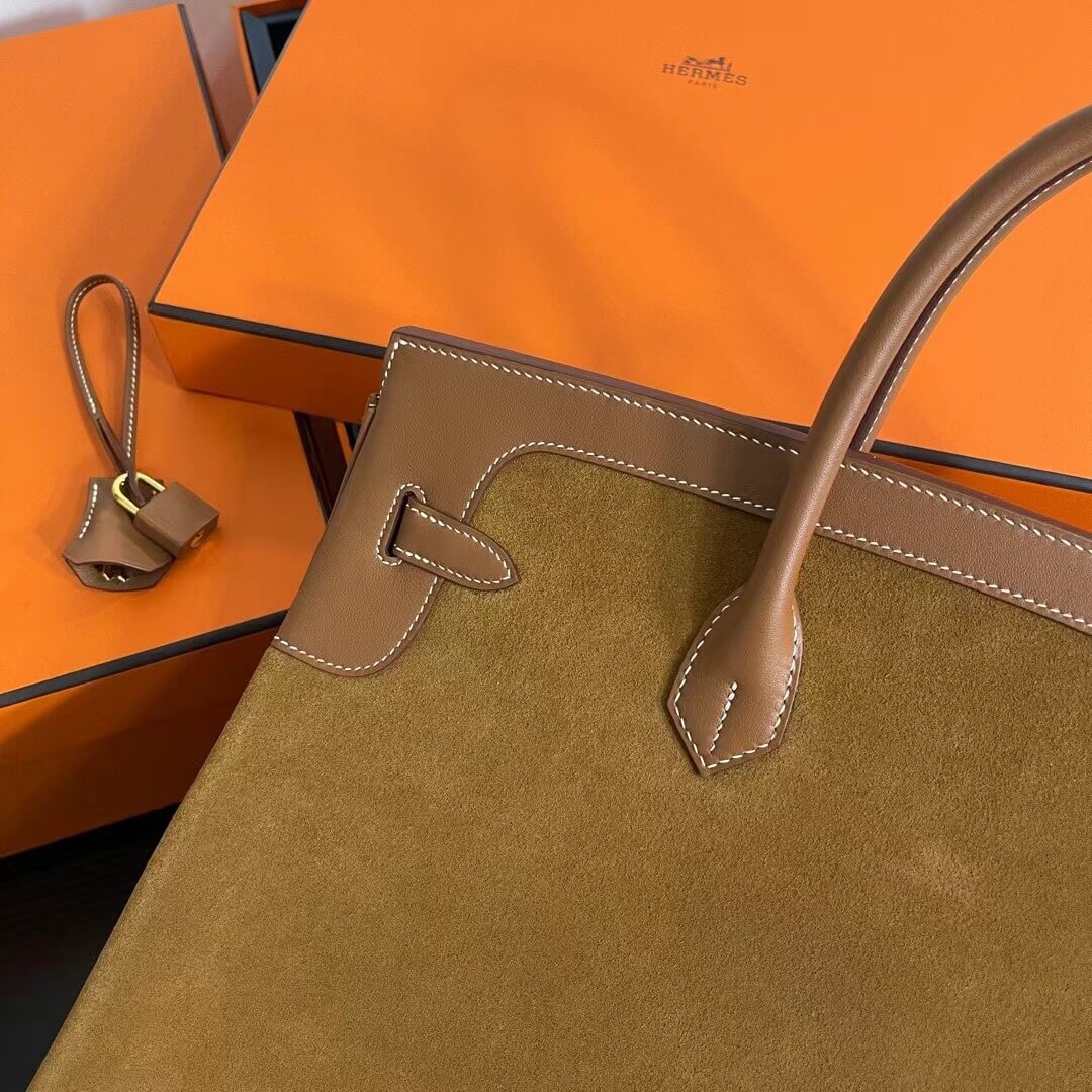 Birkin Suede Bag