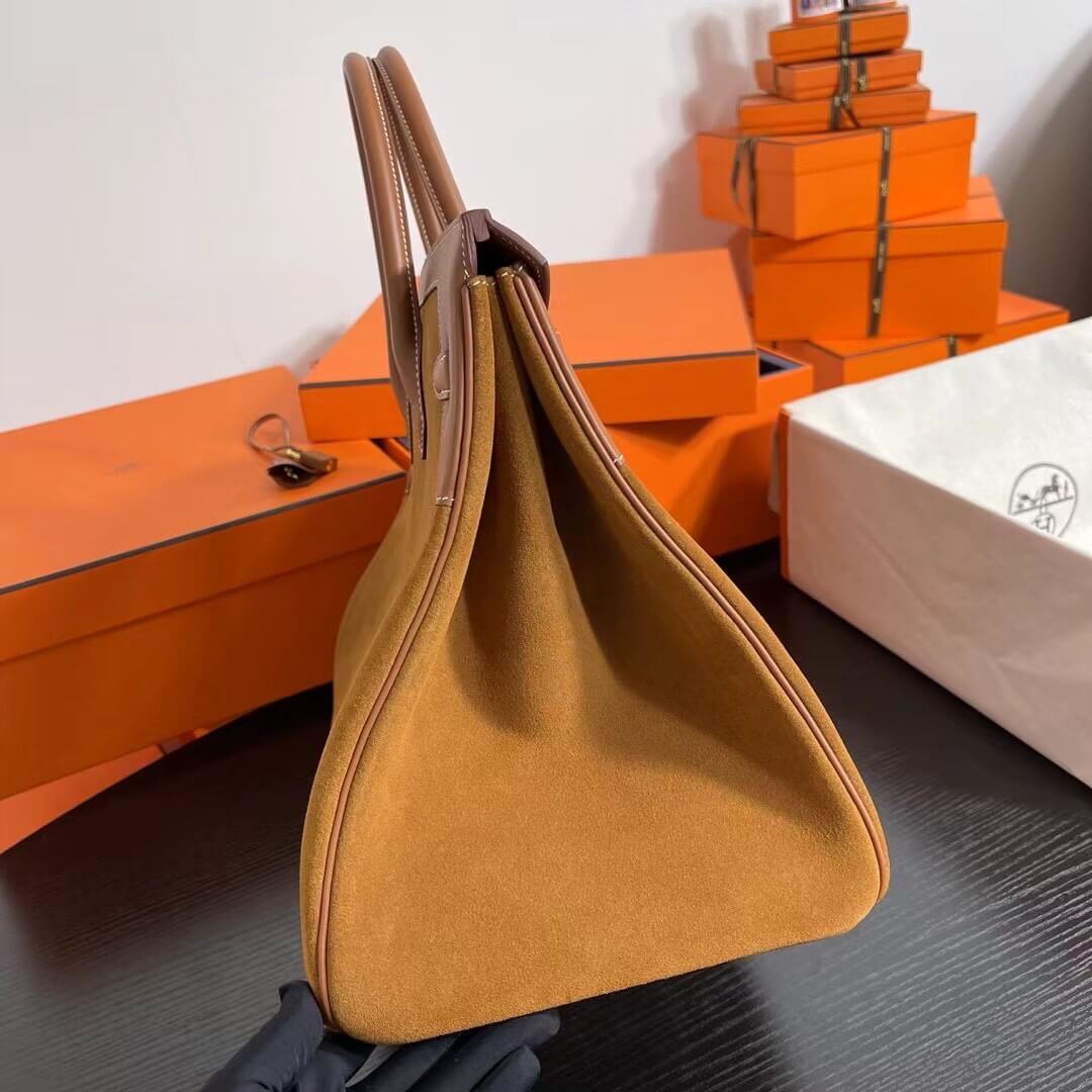 Birkin Suede Bag