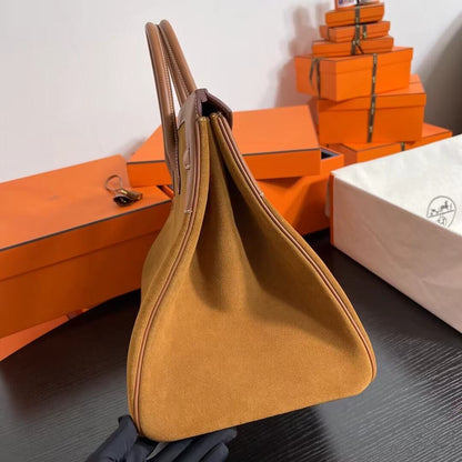 Birkin Suede Bag