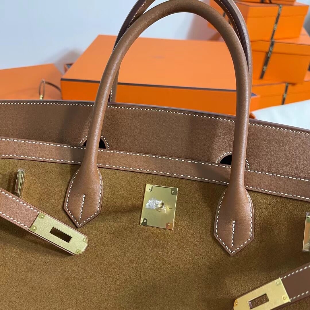 Birkin Suede Bag