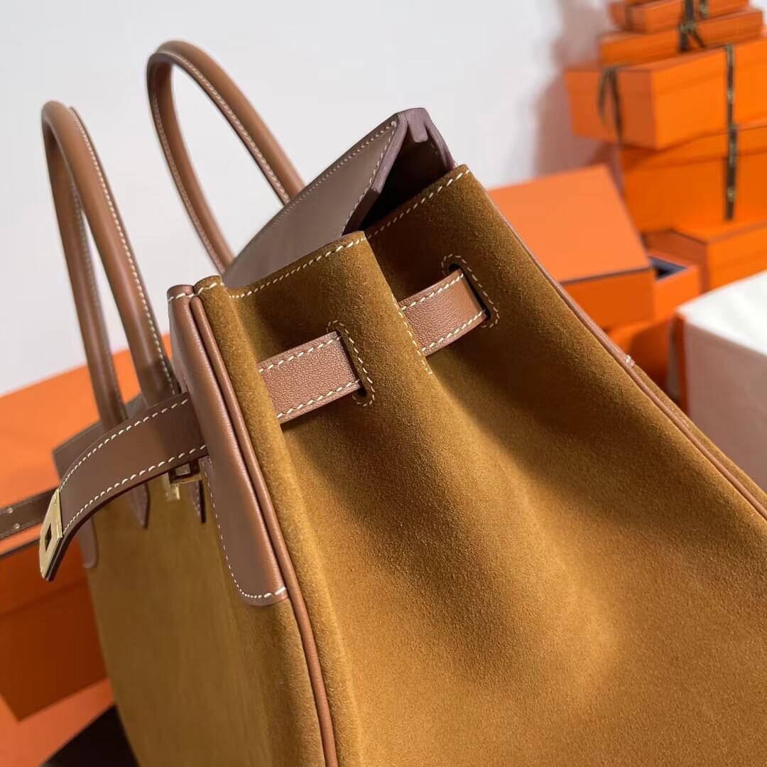Birkin Suede Bag