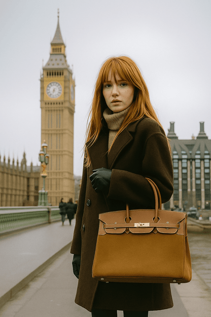 Birkin Suede Bag